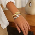 Smooth Thin Cuff Bracelet