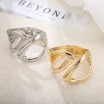 Hollow-Out Cuff Bracelet - Image 3