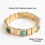 Turquoise Tiger Eye Bracelet - Image 3