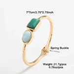 Turquoise Tiger Eye Bracelet - Image 4