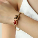 Turquoise Tiger Eye Bracelet