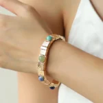 Turquoise Tiger Eye Bracelet - Image 7