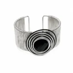 Punk Open Cuff Bracelet - Image 2