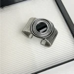 Punk Open Cuff Bracelet - Image 4