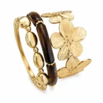 Acrylic Flower Round Bracelet - Image 2