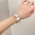 Irregular Open-Circle Bracelet