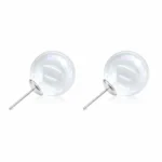 Aurora Pearl Stud Earrings - Image 2