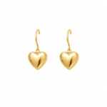 Metal Heart Earrings - Image 4