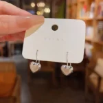 Metal Heart Earrings - Image 8