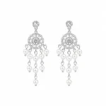 Pearl Tassel Earrings - Image 3