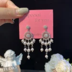 Pearl Tassel Earrings - Image 6