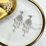 Pearl Tassel Earrings - Image 7