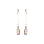 Rhinestone Teardrop Earrings - Image 5