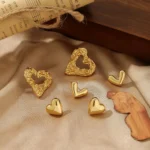 French Metallic Earrings - Image 2