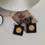 Black Punk Drop Earrings - Image 7