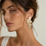 Metal Irregular Earrings - Image 3