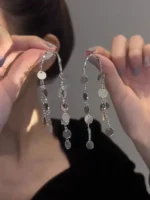 Sequin Tassel Earrings - Image 6