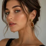 French-Style Metallic Earrings