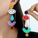 Acrylic Stud Earrings