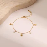 Zircon Star Titanium Steel Bracelet - Image 5