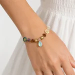 Snowflake Teardrop Bracelet