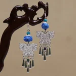 Miao Tie-Dye Earrings - Image 4