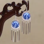 Miao Tie-Dye Earrings - Image 6