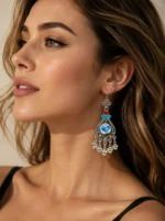 Miao Tie-Dye Earrings - Image 5