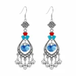 Miao Tie-Dye Earrings - Image 2