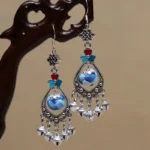 Miao Tie-Dye Earrings - Image 3
