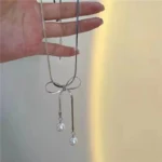 Bowknot Pearl Necklace - Image 4