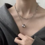 Round Pendant Necklace - Image 3
