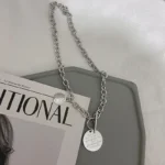 Titanium Steel Letter Necklace - Image 3
