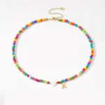 Heart Beaded Pendant Necklace - Image 2