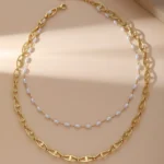 Double-Layer Layered Necklace - Image 6