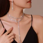 Teardrop Claw Chain Necklace - Image 5