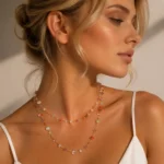 Pearl Heart Pendant Choker