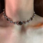 Blue Round Bead Necklace - Image 6