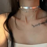 Silver Cyberpunk Choker Necklace