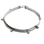 Silver Cyberpunk Choker Necklace - Image 3