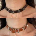 Cross-Design Choker Necklace - Image 5