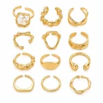Geometric Stackable Ring Set - Image 2