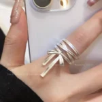 Ballet-Style Bow Ribbon Ring - Image 7