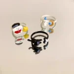 Cute Puppy Enamel Ring - Image 4