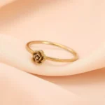 Titanium Steel 3D Rose Ring - Image 4