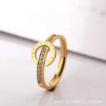 Rhinestone Roman Numeral Ring - Image 6