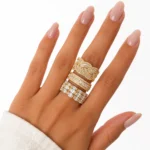 Pave Rhinestone Ring