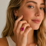 Colorful Crystal Beaded Ring